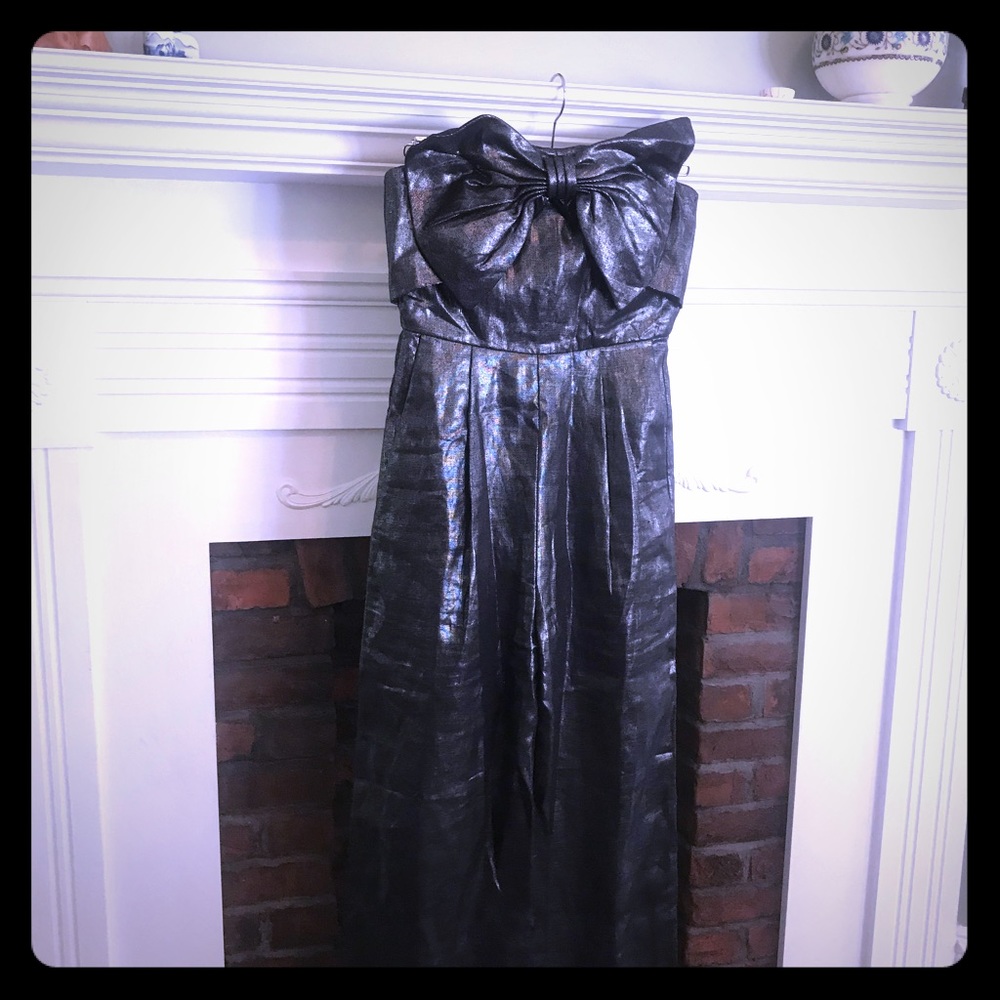 NWT high waisted wide leg linen jumpsuit